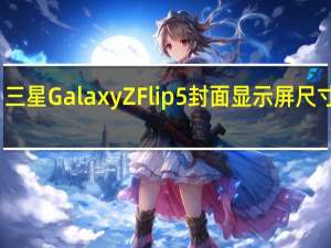 三星Galaxy Z Flip 5封面显示屏尺寸揭晓