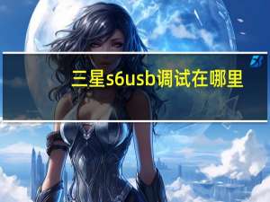 三星s6usb调试在哪里（三星s4usb调试在哪）