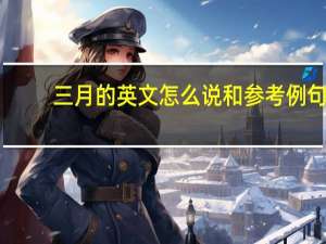 三月的英文怎么说和参考例句