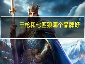三枪和七匹狼哪个品牌好