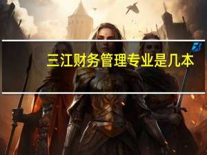 三江财务管理专业是几本