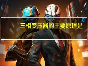 三相变压器的主要原理是
