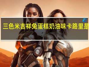 三色米 吉祥兔蛋糕奶油味卡路里是多少