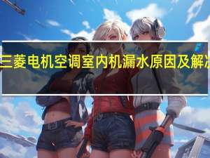 三菱电机空调室内机漏水原因及解决办法