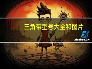 三角带型号大全和图片（三角带型号大全）