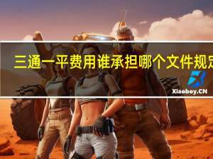 三通一平费用谁承担哪个文件规定的（三通一平费用谁承担）