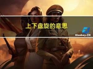 上下盘旋的意思（盘旋的意思）