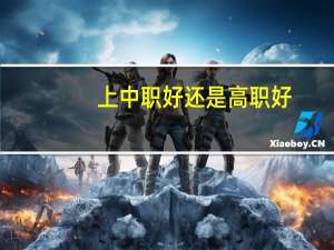 上中职好还是高职好