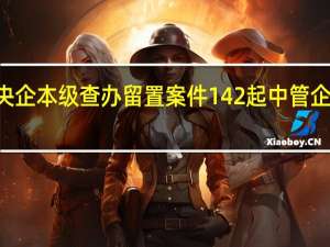 上半年国资央企本级查办留置案件142起 中管企业214人主动投案