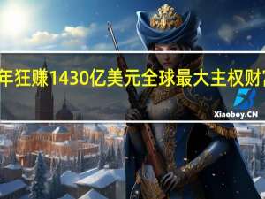 上半年狂赚1430亿美元全球最大主权财富基金CEO：已开始削减科技股头寸