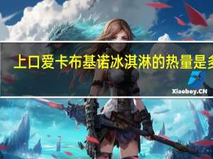 上口爱 卡布基诺冰淇淋的热量是多少