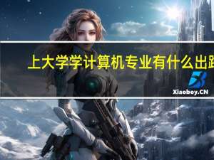 上大学学计算机专业有什么出路