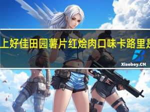 上好佳 田园薯片红烩肉口味卡路里是多少