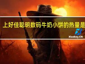 上好佳 聪明数码牛奶小饼的热量是多少