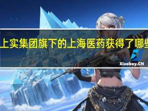 上实集团旗下的上海医药获得了哪些荣誉