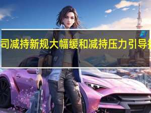 上市公司减持新规大幅缓和减持压力 引导提升回报能力