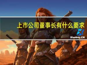 上市公司董事长有什么要求