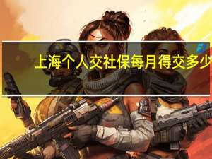 上海个人交社保每月得交多少