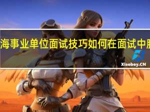 上海事业单位面试技巧如何在面试中脱颖而出