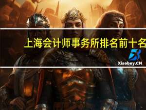 上海会计师事务所排名前十名
