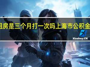 上海公积金租房是三个月打一次吗　上海市公积金租房提取条件一览