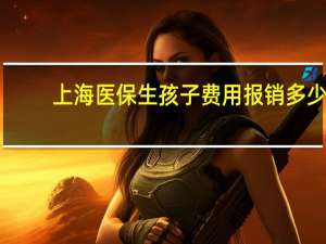 上海医保生孩子费用报销多少