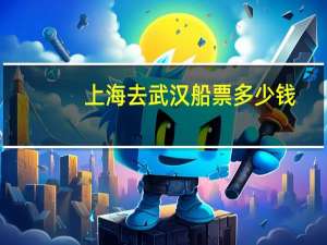 上海去武汉船票多少钱