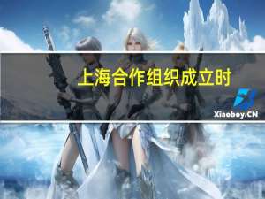 上海合作组织成立时