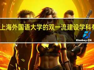 上海外国语大学的双一流建设学科有哪些