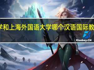 上海大学和上海外国语大学哪个汉语国际教育硕士比较好