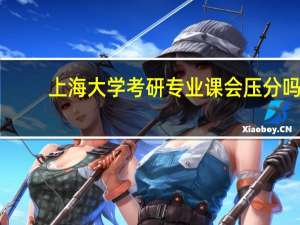 上海大学考研专业课会压分吗