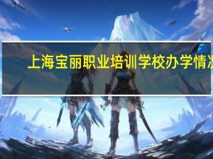上海宝丽职业培训学校办学情况
