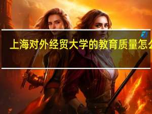上海对外经贸大学的教育质量怎么样
