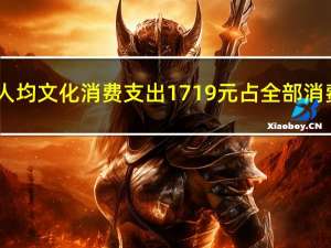 上海居民人均文化消费支出1719元占全部消费支出的3.52%
