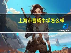 上海市曹杨中学怎么样