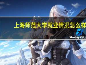 上海师范大学就业情况怎么样