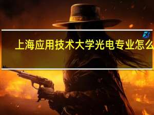 上海应用技术大学光电专业怎么样