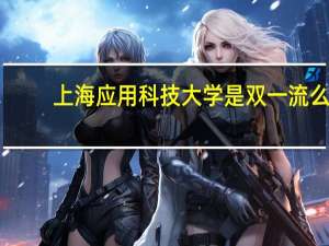 上海应用科技大学是双一流么