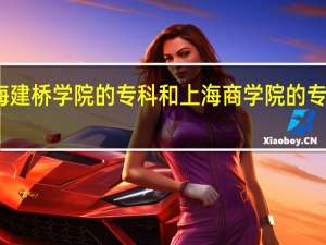 上海建桥学院的专科和上海商学院的专科哪个好