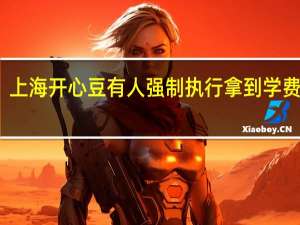 上海开心豆有人强制执行拿到学费了吗