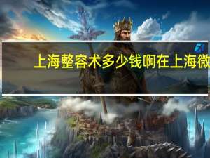 上海整容术多少钱啊 在上海微创植发费用大概多少