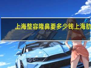 上海整容隆鼻要多少钱 上海肋骨隆鼻要多少钱