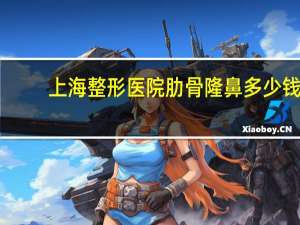 上海整形医院肋骨隆鼻多少钱(人工骨隆鼻是什么材料)