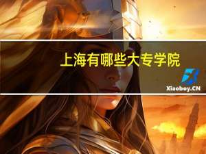 上海有哪些大专学院