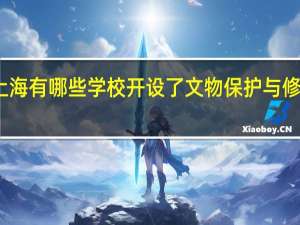 上海有哪些学校开设了文物保护与修复专业