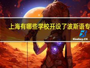 上海有哪些学校开设了波斯语专业