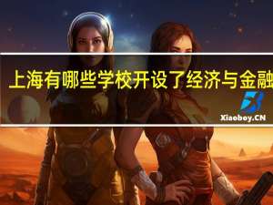 上海有哪些学校开设了经济与金融专业