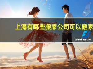 上海有哪些搬家公司可以搬家