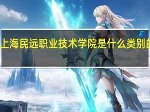 上海民远职业技术学院是什么类别的学校