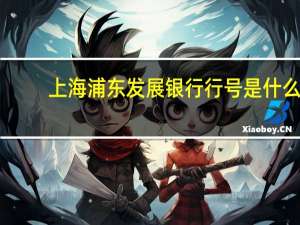 上海浦东发展银行行号是什么（上海浦东发展银行行号）